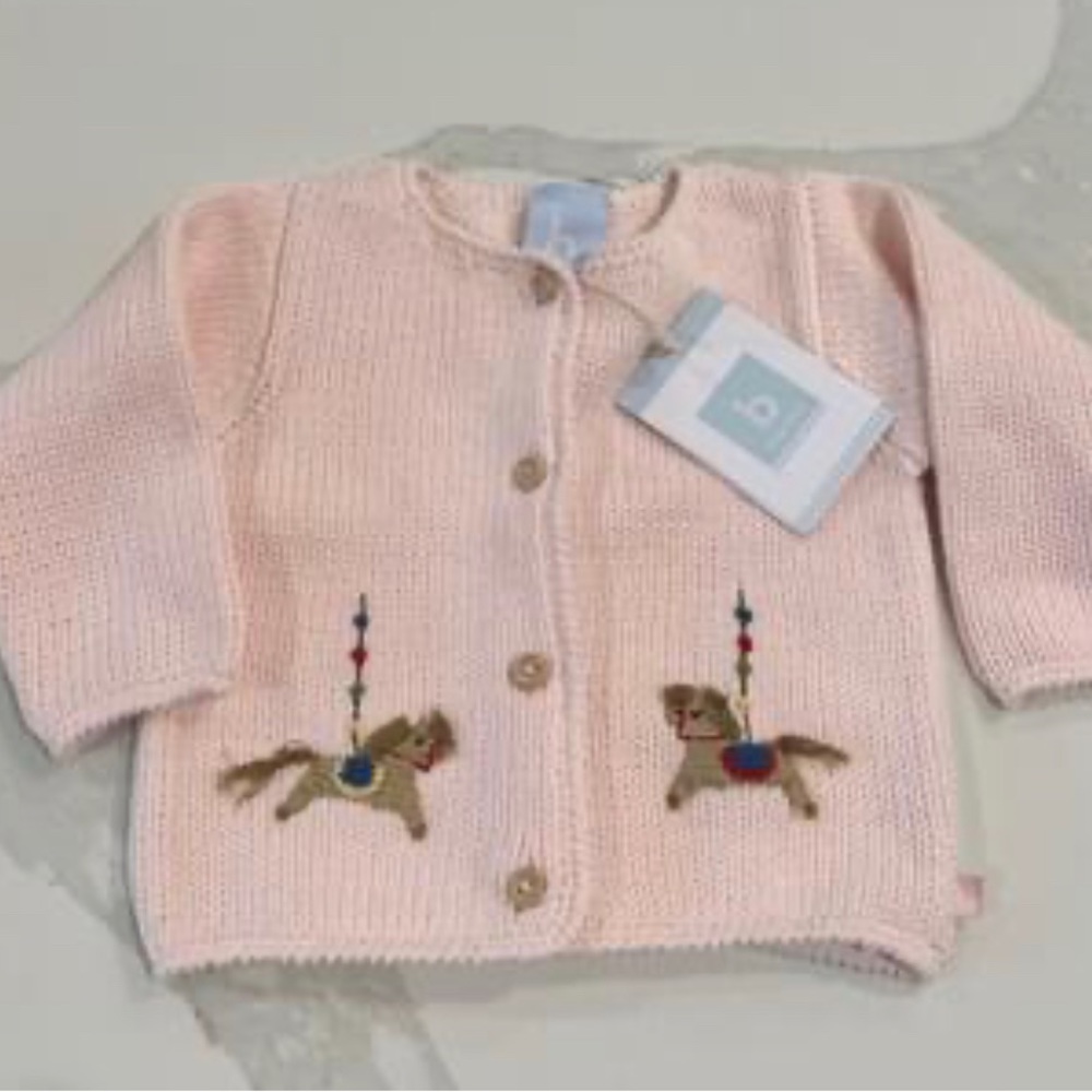 NWT: Bella Bliss Carousel Sweater  size:12mo